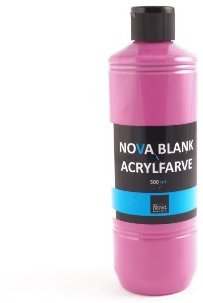 Nova akrylmaling blank 500 ml. Rosa