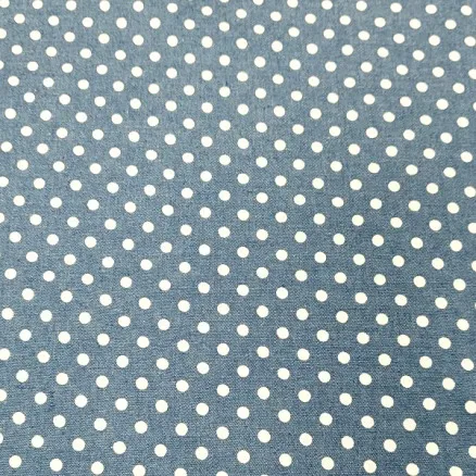 Denimstoff 145cm 40 prikker - 50cm