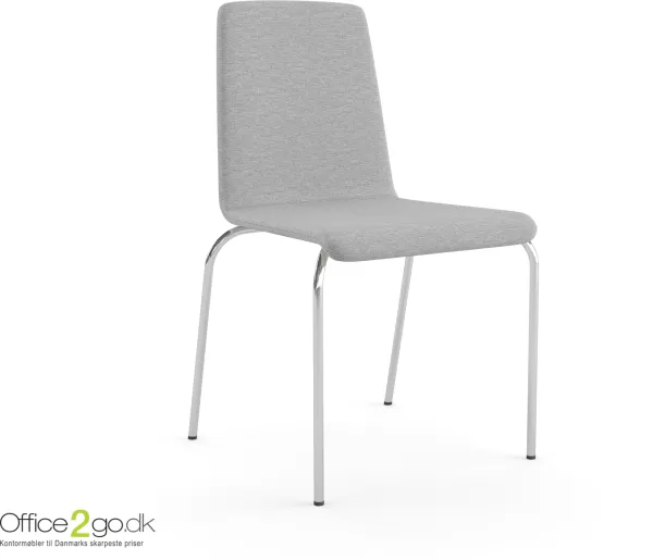 Moon stol - kromben - polstret